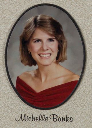 Omicron Chapter Composite Detail, Michelle Banks, 1985-1986