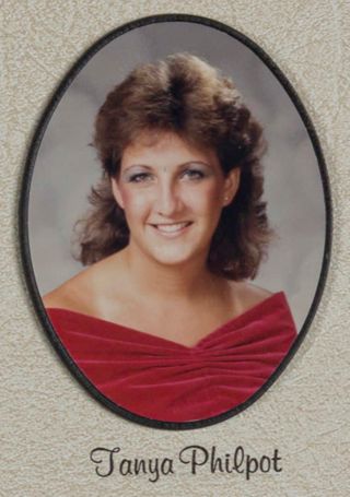 Omicron Chapter Composite Detail, Tanya Philpot, 1985-1986