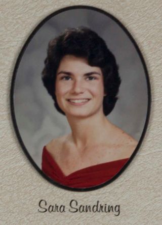 Omicron Chapter Composite Detail, Sara Sandring, 1985-1986
