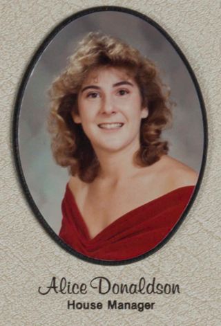 Omicron Chapter Composite Detail, Alice Donaldson, 1985-1986