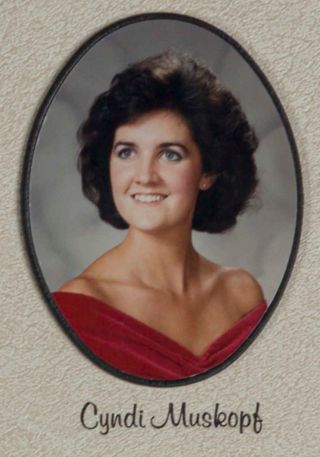 Omicron Chapter Composite Detail, Cyndi Muskopf, 1985-1986