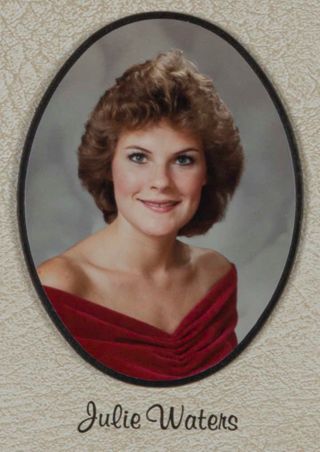 Omicron Chapter Composite Detail, Julie Waters, 1985-1986