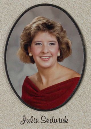Omicron Chapter Composite Detail, Julie Sedwick, 1985-1986