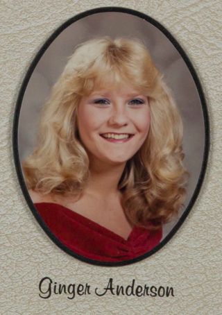 Omicron Chapter Composite Detail, Ginger Anderson, 1985-1986