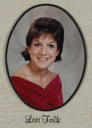 Omicron Chapter Composite Detail, Lori Falk, 1985-1986