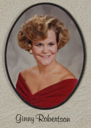 Omicron Chapter Composite Detail, Ginny Robertson, 1985-1986