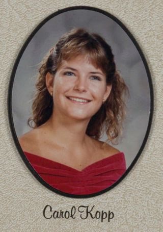 Omicron Chapter Composite Detail, Carol Kopp, 1985-1986