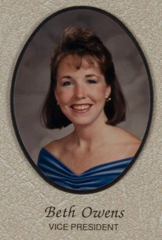 Omicron Chapter Composite Detail, Beth Owens, 1986-1987