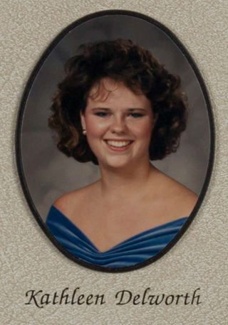 Omicron Chapter Composite Detail, Kathleen Delworth, 1986-1987