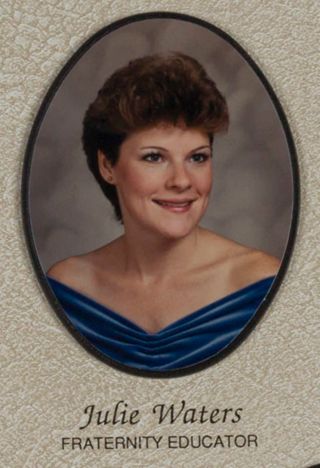 Omicron Chapter Composite Detail, Julie Waters, 1986-1987