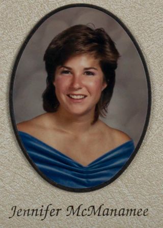 Omicron Chapter Composite Detail, Jennifer McManamee, 1986-1987