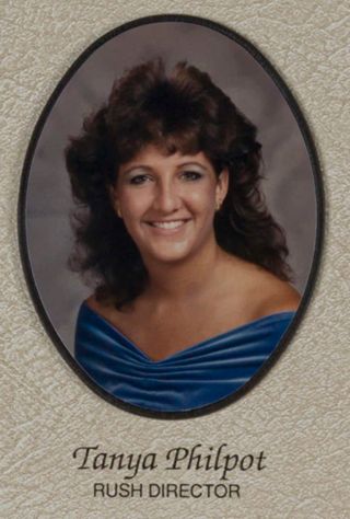 Omicron Chapter Composite Detail, Tanya Philpot, 1986-1987