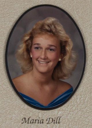 Omicron Chapter Composite Detail, Maria Dill, 1986-1987