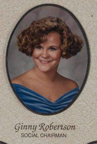 Omicron Chapter Composite Detail, Ginny Robertson, 1986-1987