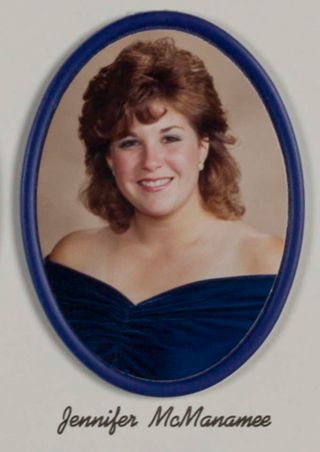 Omicron Chapter Composite Detail, Jennifer McManamee, 1987-1988