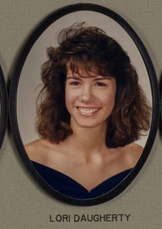 Omicron Chapter Composite Detail, Lori Daugherty, 1988-1989