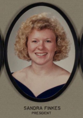 Omicron Chapter Composite Detail, Sandra Finkes, 1988-1989