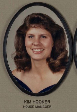 Omicron Chapter Composite Detail, Kim Hooker, 1988-1989