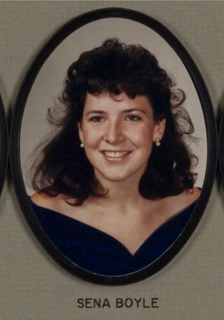 Omicron Chapter Composite Detail, Sena Boyle, 1988-1989