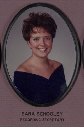 Omicron Chapter Composite Detail, Sara Schooley, 1991-1992