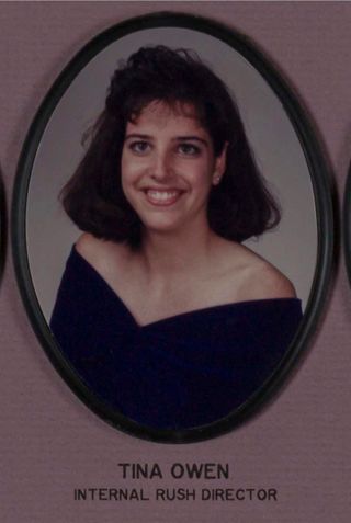 Omicron Chapter Composite Detail, Tina Owen, 1991-1992