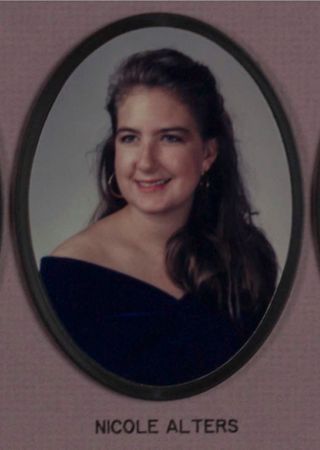 Omicron Chapter Composite Detail, Nicole Alters, 1992-1993