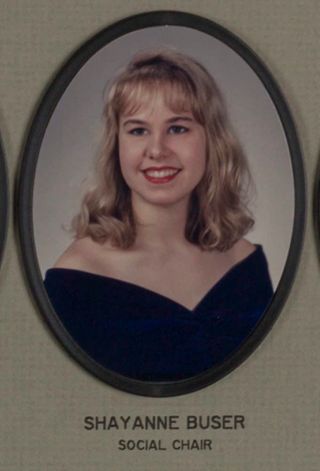 Omicron Chapter Composite Detail, Shayanne Buser, 1993-1994