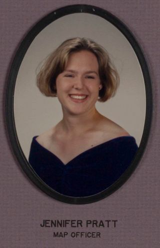 Omicron Chapter Composite Detail, Jennifer Pratt, 1994-1995
