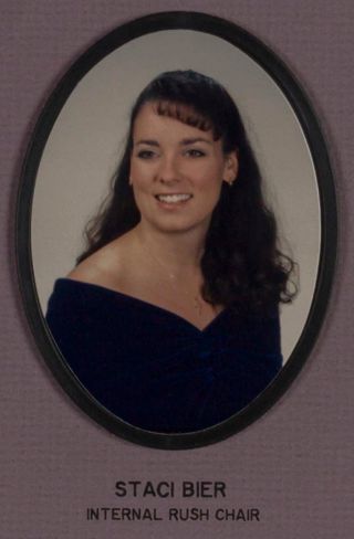 Omicron Chapter Composite Detail, Staci Bier, 1994-1995