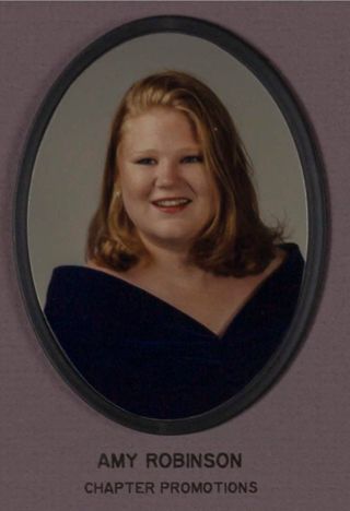 Omicron Chapter Composite Detail, Amy Robinson, 1995-1996