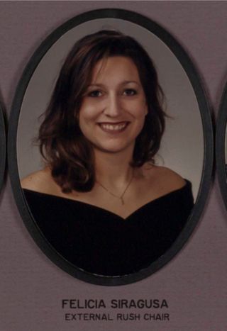Omicron Chapter Composite Detail, Felicia Siragusa, 1996-1997