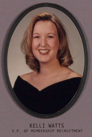 Omicron Chapter Composite Detail, Kelli Watts, 1997-1998
