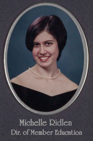 Omicron Chapter Composite Detail, Michelle Ridlen, 1998-1999