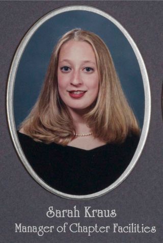 Omicron Chapter Composite Detail, Sarah Kraus, 1998-1999