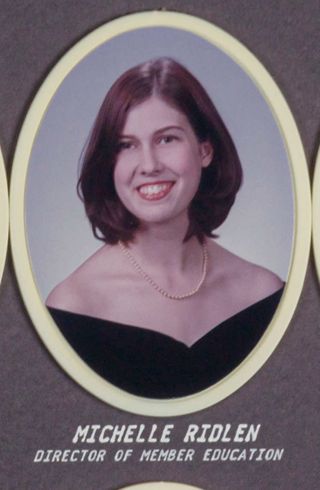 Omicron Chapter Composite Detail, Michelle Ridlen, 1999-2000