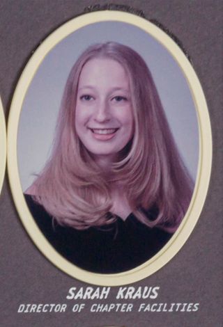 Omicron Chapter Composite Detail, Sarah Kraus, 1999-2000