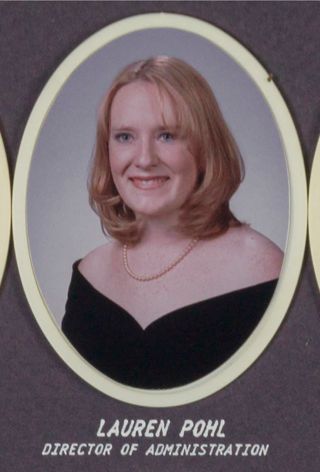 Omicron Chapter Composite Detail, Lauren Pohl, 1999-2000