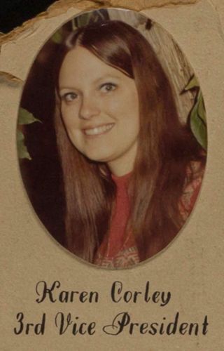 Omicron Chapter Composite Detail, Karen Corley, 1973-1974