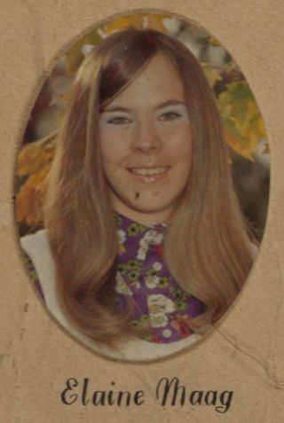 Omicron Chapter Composite Detail, Elaine Maag, 1973-1974