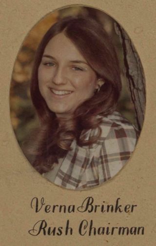 Omicron Chapter Composite Detail, Verna Brinker, 1973-1974