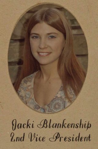 Omicron Chapter Composite Detail, Jacki Blankenship, 1973-1974