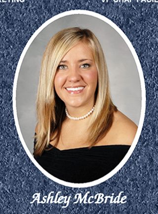 Omicron Chapter Composite Detail, Ashley McBride, 2005-2006