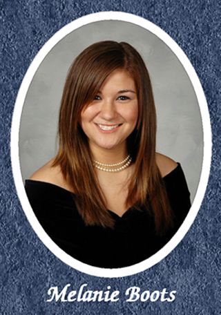 Omicron Chapter Composite Detail, Melanie Boots, 2006-2007