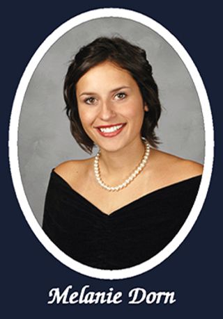 Omicron Chapter Composite Detail, Melanie Dorn, 2008-2009