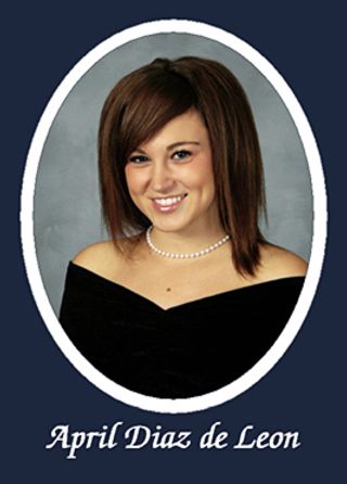 Omicron Chapter Composite Detail, April Diaz DeLeon, 2009-2010