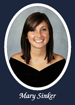 Omicron Chapter Composite Detail, Mary Sinker, 2009-2010