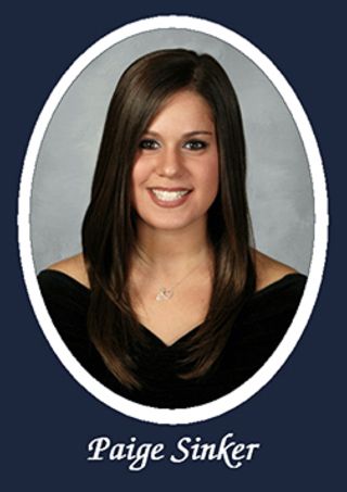 Omicron Chapter Composite Detail, Paige Sinker, 2010-2011