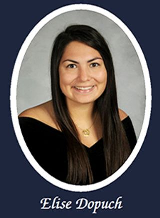 Omicron Chapter Composite Detail, Elise Dopuch, 2014-2015