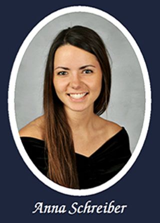 Omicron Chapter Composite Detail, Anna Schreiber, 2014-2015