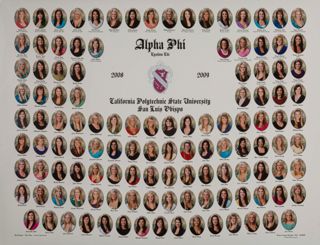 Epsilon Chi Chapter Composite Photograph, 2008-2009